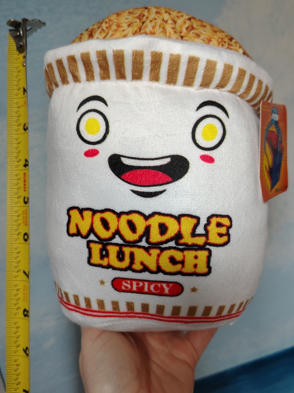 8" Ramen Noodle Spicy Plush Stuffed Animal BNWT
